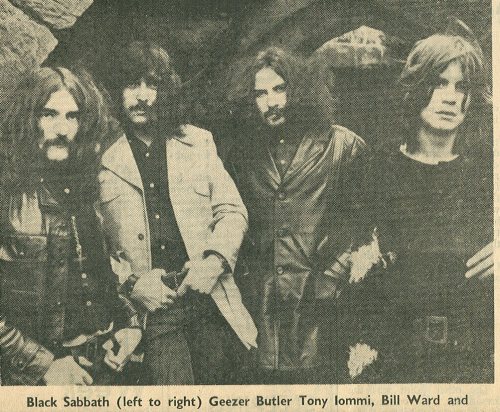 Black Sabbath, due to play the Bradford University Union, from Javelin 7 May 1970 p. 1