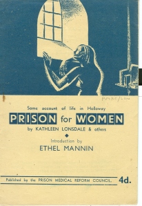 Lonsdale, Some account of life in Holloway Prison, 1943 Cover